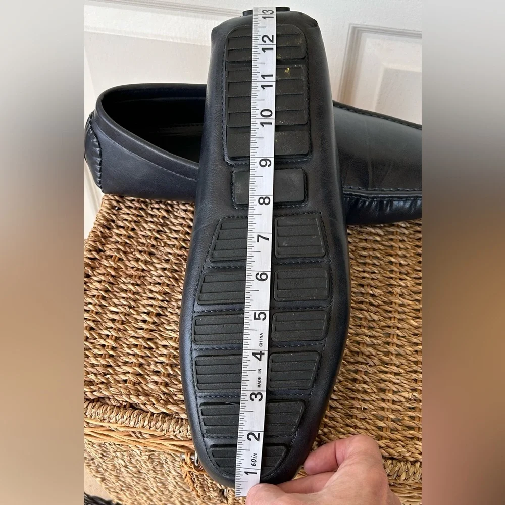 Gallery Seven Men’s Casual Slip On Driver‎ Loafers Navy Size 14
